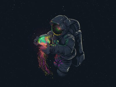 Space Alphabet Poster