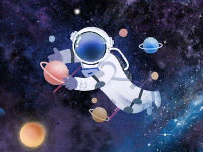 Astronaut Name Badge